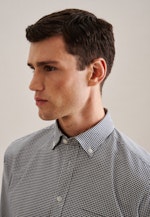 Oxford Casual Hemd in Regular mit Button-Down-Kragen in Dunkelblau |  Seidensticker Onlineshop