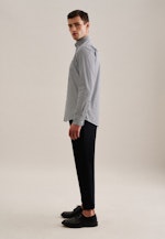 Regular Chemise décontractée carreaux in Bleu Foncé |  Seidensticker Onlineshop