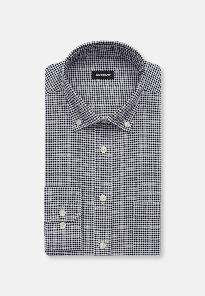 Regular Chemise décontractée carreaux dans Bleu Foncé | Boutique en ligne Seidensticker