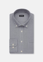 Regular Chemise décontractée carreaux in Bleu Foncé |  Seidensticker Onlineshop