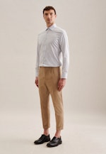 Slim Chemise d'affaires carreaux in Marron |  Seidensticker Onlineshop