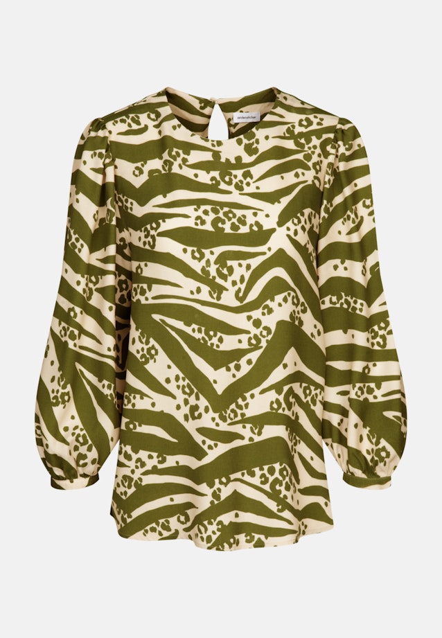7/8-sleeve Shirt Blouse in Green |  Seidensticker Onlineshop