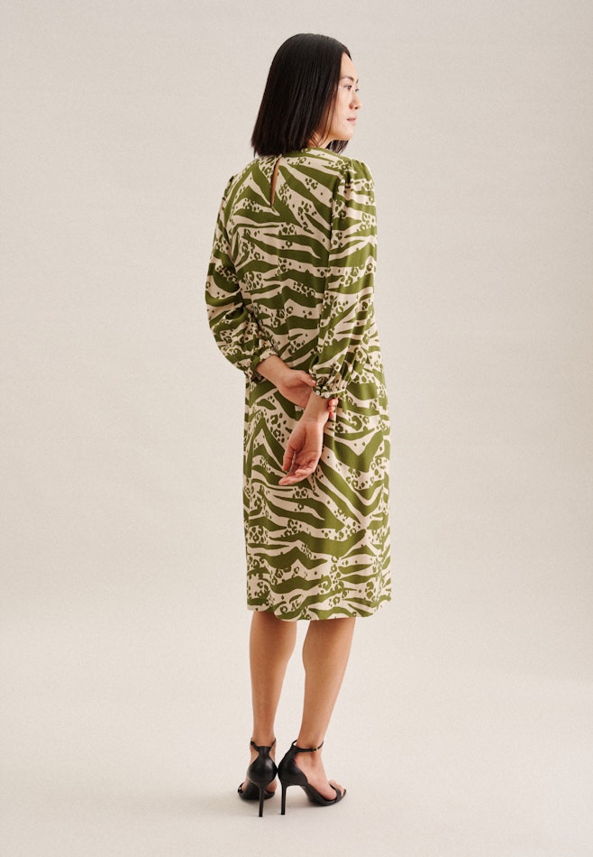 Crew Neck Dress in Green | Seidensticker online shop