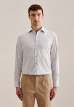 Shaped Chemise d'affaires carreaux in Marron |  Seidensticker Onlineshop