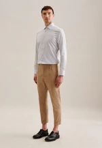 Shaped Chemise d'affaires carreaux in Marron |  Seidensticker Onlineshop