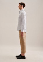 Shaped Chemise d'affaires carreaux in Marron |  Seidensticker Onlineshop