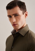 X-Slim Business shirt Uni in Green |  Seidensticker Onlineshop