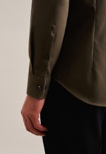 X-Slim Business shirt Uni in Green |  Seidensticker Onlineshop