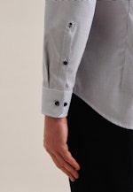 X-Slim Chemise d'affaires carreaux in Bleu Moyen |  Seidensticker Onlineshop