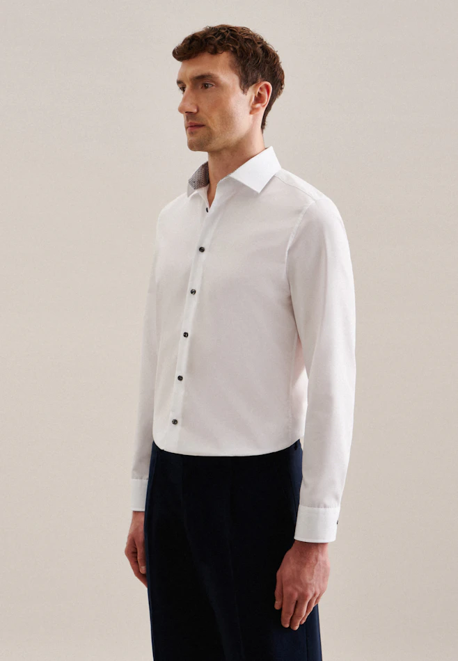 X-Slim Business Hemd Uni in Weiß | Seidensticker Onlineshop