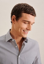 Regular Business shirt Print in Green |  Seidensticker Onlineshop