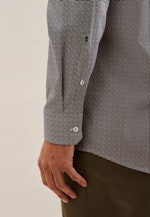 Regular Business shirt Print in Green |  Seidensticker Onlineshop