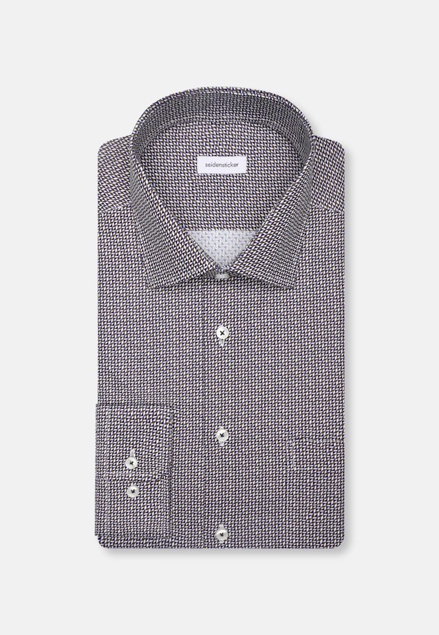 Regular Business shirt Print in Green |  Seidensticker Onlineshop