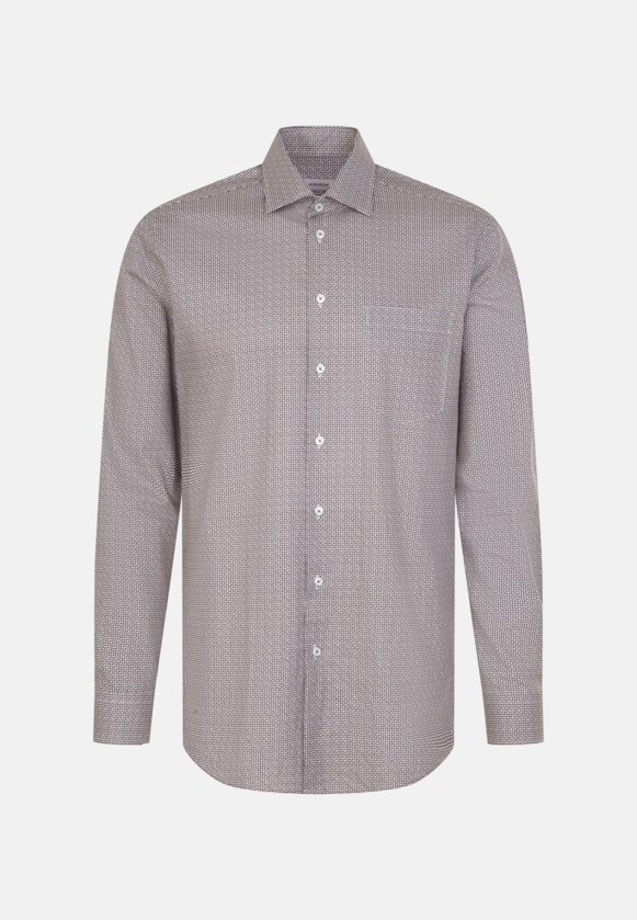 Regular Business shirt Print in Green |  Seidensticker Onlineshop
