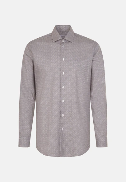Regular Business shirt Print in Green |  Seidensticker Onlineshop