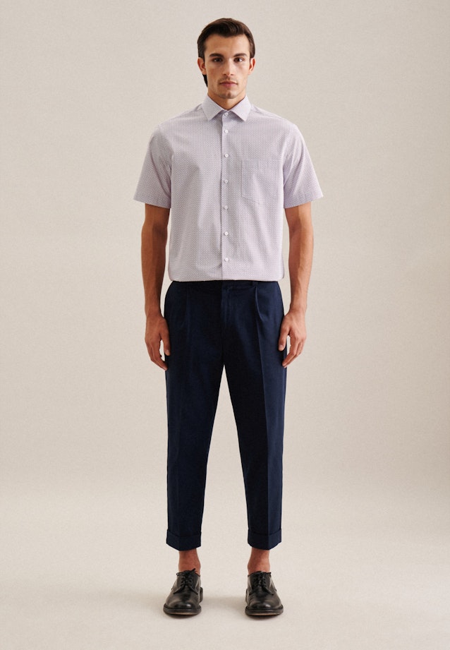 Regular Chemise d'affaires Imprimé in Rouge |  Seidensticker Onlineshop