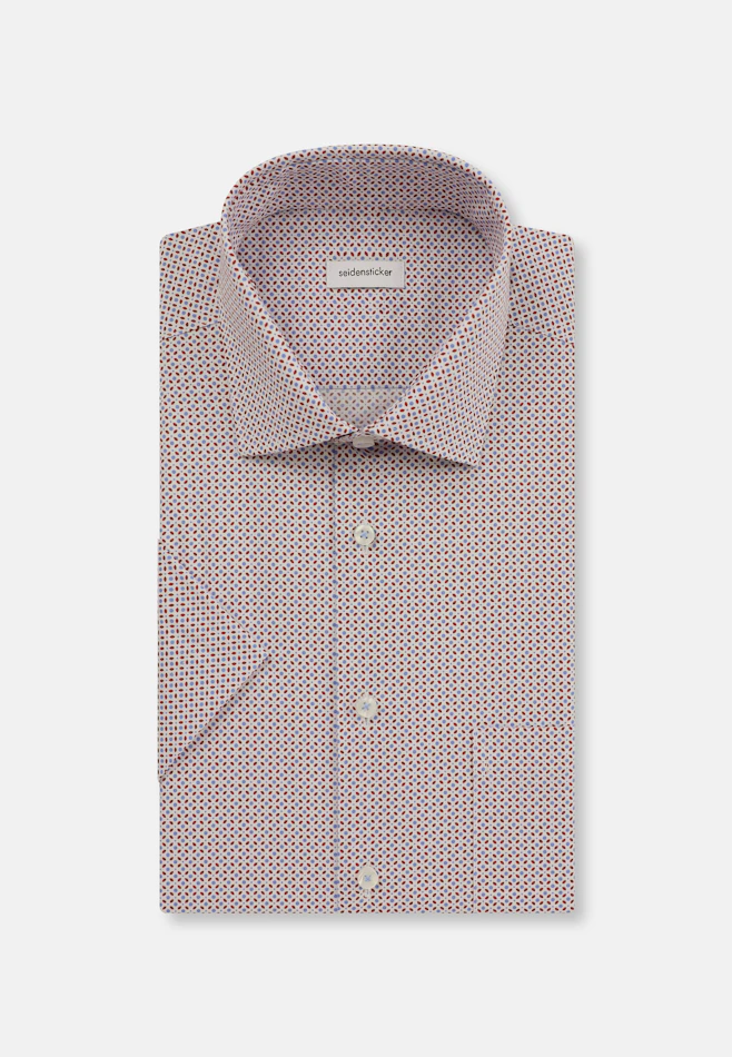 Regular Business Hemd Druck in Rot | Seidensticker Onlineshop