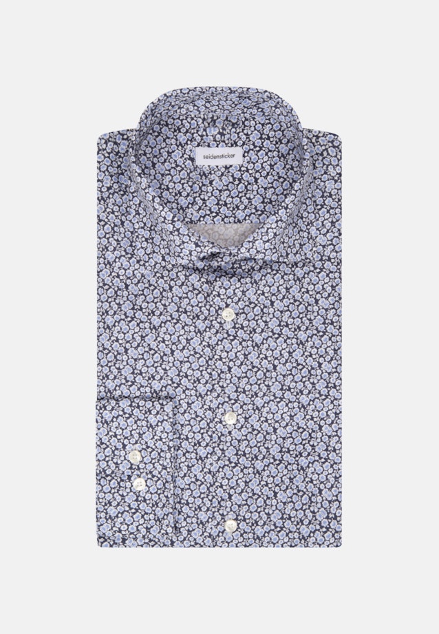 Business Shirt in Slim with Kent-Collar in Dark Blue |  Seidensticker Onlineshop