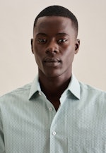 Regular Chemise d'affaires Imprimé in Vert |  Seidensticker Onlineshop
