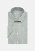 Poplin Short sleeve Business Shirt in Regular with Kent-Collar in Green |  Seidensticker Onlineshop