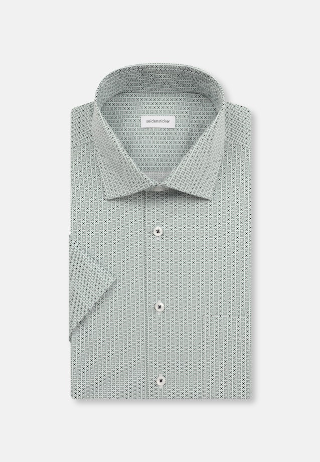 Regular Chemise d'affaires Imprimé in Vert |  Seidensticker Onlineshop