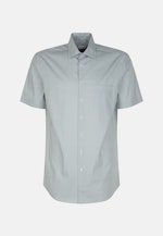 Poplin Short sleeve Business Shirt in Regular with Kent-Collar in Green |  Seidensticker Onlineshop