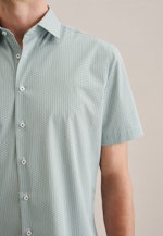 Shaped Business Hemd Druck in Grün |  Seidensticker Onlineshop