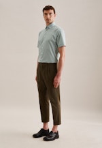 Shaped Business Hemd Druck in Grün |  Seidensticker Onlineshop