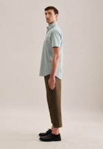 Shaped Business Hemd Druck in Grün |  Seidensticker Onlineshop