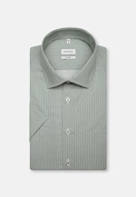 Shaped Business Hemd Druck in Grün |  Seidensticker Onlineshop