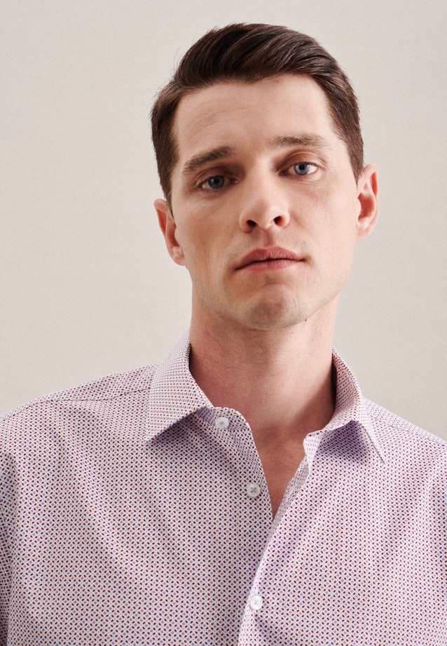 Shaped Chemise d'affaires Imprimé in Rouge |  Seidensticker Onlineshop