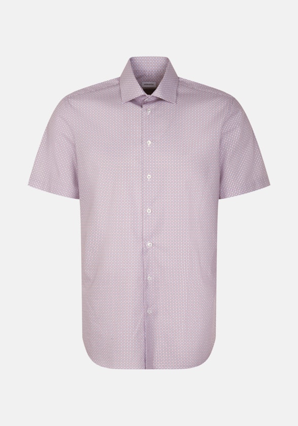 Poplin Short sleeve Business Shirt in Shaped with Kent-Collar in Red |  Seidensticker Onlineshop