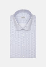 Twill Short sleeve Business Shirt in Slim with Kent-Collar in Light Blue |  Seidensticker Onlineshop