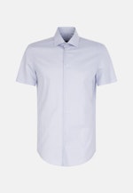 Twill Short sleeve Business Shirt in Slim with Kent-Collar in Light Blue |  Seidensticker Onlineshop