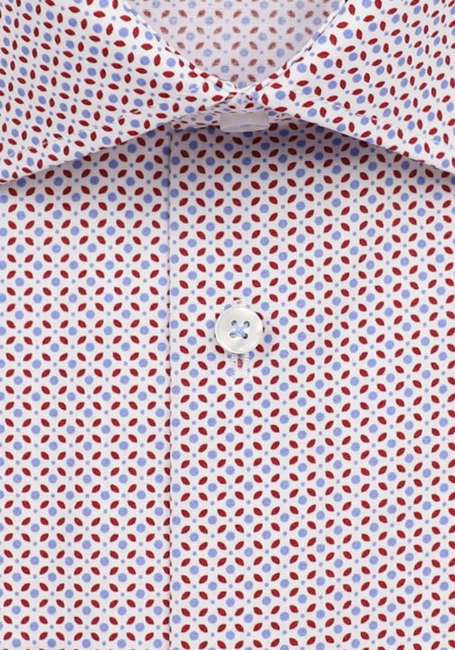 Comfort Business Hemd Druck in Rot | Seidensticker Onlineshop
