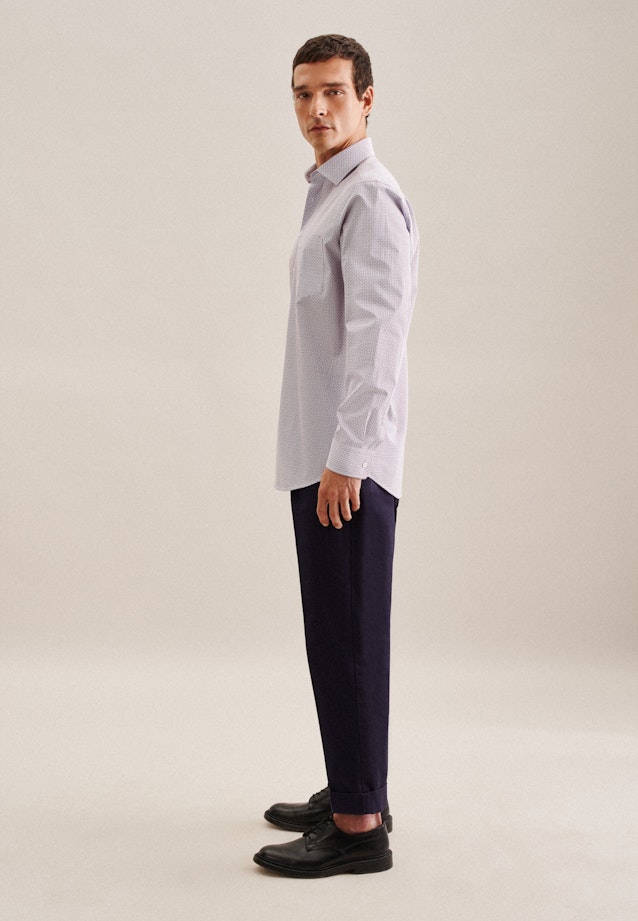 Comfort Business Hemd Druck in Rot |  Seidensticker Onlineshop