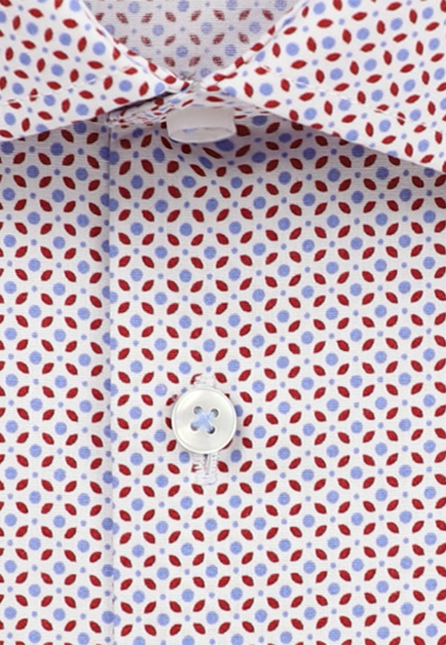 Poplin Short sleeve Business Shirt in Comfort with Kent-Collar in Red |  Seidensticker Onlineshop
