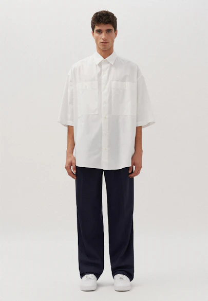 Oversized Shirt Uni in White |  Seidensticker Onlineshop