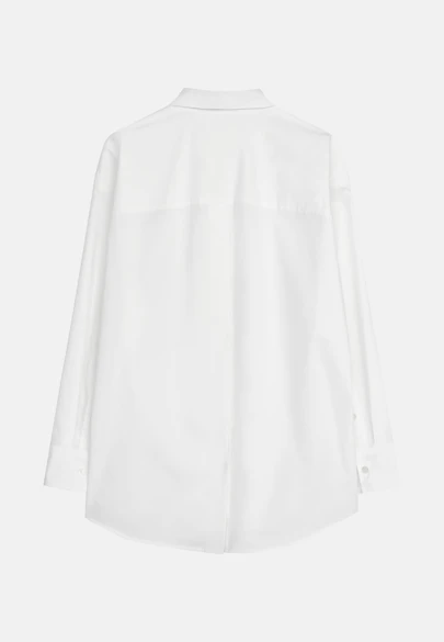 Oversized Shirt Uni in White |  Seidensticker Onlineshop