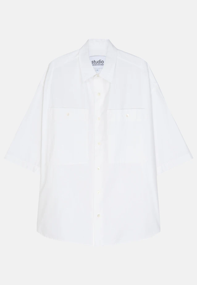 Oversized Shirt Uni in White |  Seidensticker Onlineshop