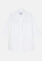 Oversized Shirt Uni in White |  Seidensticker Onlineshop