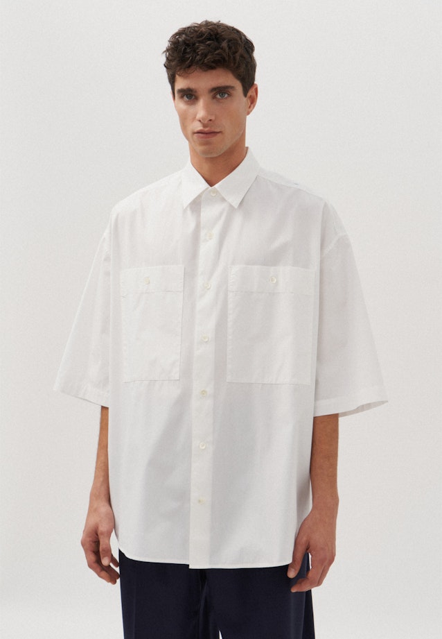 Shirt Oversized in Wit |  Seidensticker Onlineshop