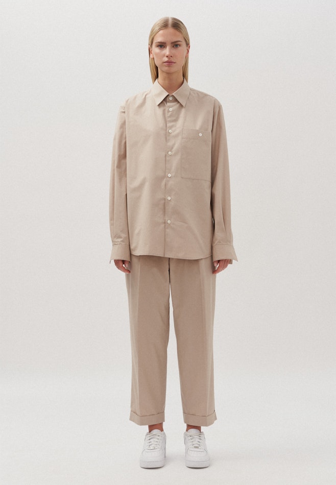 Regular Hemd Uni in Braun | Seidensticker Onlineshop