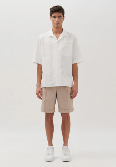 Regular Resort Hemd Uni in Weiß |  Seidensticker Onlineshop