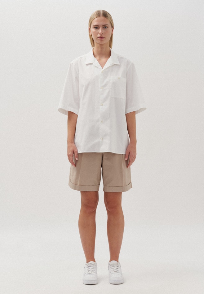 Regular Chemise resort Uni dans Blanc | Boutique en ligne Seidensticker