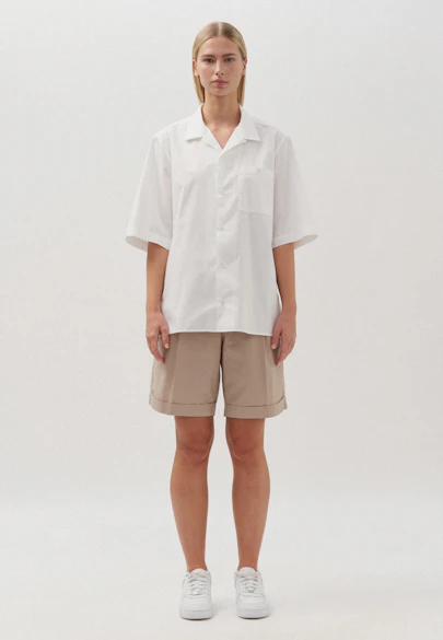 Regular Resort Hemd Uni in Weiß |  Seidensticker Onlineshop
