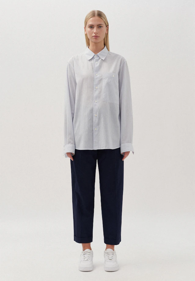 Regular Chemise rayures in Bleu Moyen |  Seidensticker Onlineshop