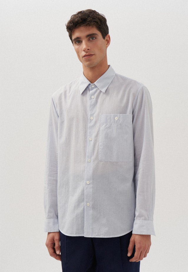 Shirt Regular in Medium Blue |  Seidensticker Onlineshop