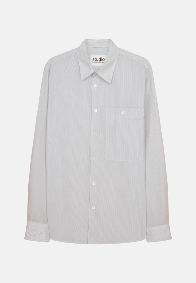 Regular Shirt Stripes in Medium Blue | Seidensticker online shop