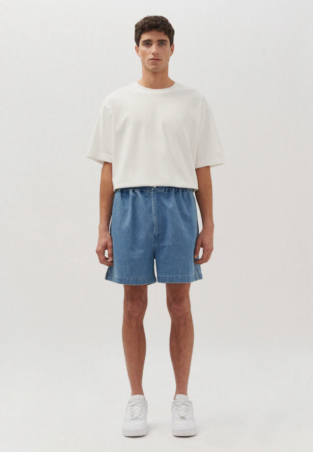 Regular Shorts Uni in Mittelblau |  Seidensticker Onlineshop